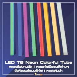 Category LED T8 Neon Color หลอดไฟงานวัด